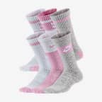 Calcetines largos con amortiguación para niños Nike Everyday (6 pares) - Multicolor