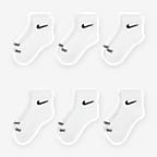 Nike Dri-FIT Performance Basics Little Kids' Ankle Socks (6 Pairs)