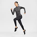 나이키 스위프트 여성 써마 핏 ADV 리플렉티브 액센트 쿼터집 러닝 탑