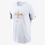 New Orleans Saints Faded Essential Men's Nike NFL T-Shirt - White