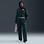 Playera holgada con cuello para mujer Nike Sportswear Phoenix Fleece