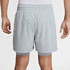 KD DNA メンズ 2イン1 10cm バスケットボールショートパンツ