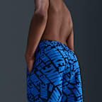 Shorts de playa o alberca con forro de ropa interior de 18 cm para niño talla grande Nike Swim Breaker