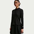 나이키 골프 클럽 여성 드라이 핏 UV 긴팔 골프 폴로