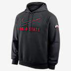 Ohio State Premium Performance Men's Nike Dri-FIT College Pullover Hoodie - Black