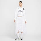 Nike Sportswear Women's Oversized Cropped French Terry Pullover Hoodie