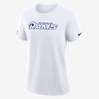 Los Angeles Rams Alt Pack Women's Nike NFL T-Shirt - White