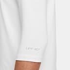 Playera Hydroguard de manga corta para niña talla grande Nike Swim