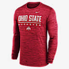 Ohio State Sideline Velocity Men's Nike Dri-FIT College T-Shirt - Red