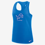 Detroit Lions Hurry Up Women's Nike Dri-FIT NFL Racerback Tank Top - Blue