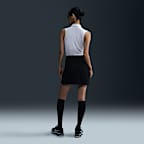 Polo de golf sin mangas Dri-FIT a rayas para mujer Nike Victory