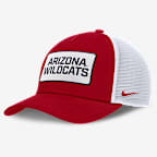 Gorra de rejilla universitaria Nike ajustable para hombre Arizona On-Field Rise - Rojo