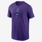 Arizona Diamondbacks City Connect 2-Hit Men's Nike MLB T-Shirt - Purple