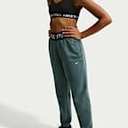 Joggers Dri-FIT para niña talla grande Nike Pro Fleece