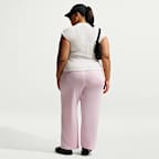 Pantalones de dobladillo abierto ligeros de tiro medio para mujer Nike Sportswear Chill Knit (talla grande)