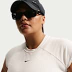 Nike Sportswear Chill Knit Women's Tight Short-Sleeve Ribbed Top (Plus Size)