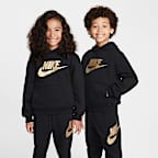 Sudadera con gorro para niños talla pequeña Nike Sportswear Club Fleece Pullover