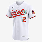 Jersey Nike Dri-FIT ADV de la MLB Elite para hombre Gunnar Henderson Baltimore Orioles - Blanco