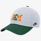 FAMU Nike College Adjustable Cap - White