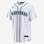 Josh Naylor Seattle Mariners Men's Nike MLB Replica Jersey - White