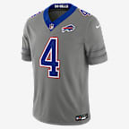 James Cook III Buffalo Bills Men's Nike Dri-FIT NFL Limited Jersey - Grey