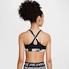 Bra deportivo Dri-FIT reversible para niña talla grande Nike Pro