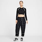 Nike Sportswear 女款緊身長袖短版上衣