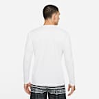 Playera de manga larga Dri-FIT con protección contra los rayos UV para hombre Nike Swim Hydroguard Essential