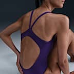 Traje de baño de una pieza con espalda deportiva para mujer Nike Swim HydraStrong Essential