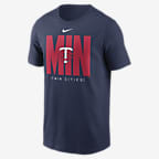 Minnesota Twins Team Scoreboard Men's Nike MLB T-Shirt - Navy