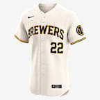 Christian Yelich Milwaukee Brewers Men's Nike Dri-FIT ADV MLB Elite Jersey