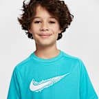Nike Multi Older Kids' (Boys') Dri-FIT Short-Sleeve Top