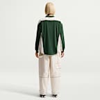 나이키 스포츠웨어 여성 오버사이즈 버튼 다운 저지 탑