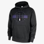 Sudadera de entrenamiento con gorro sin cierre Nike de la NBA para hombre Phoenix Suns Club