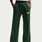 Nike Sportswear Phoenix Fleece Women's High-Waisted Wide-Leg Logo Trousers