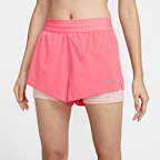 나이키 스위프트 여성 드라이 핏 미드라이즈 투인원 러닝 쇼츠