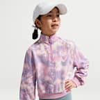 Nike Sportswear Club Fleece Big Kids' (Girls') Long-Sleeve Half-Zip Top