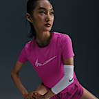 Nike One Women's Dri-FIT Short-Sleeve Graphic Running Top