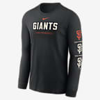 San Francisco Giants Repeater Men's Nike MLB Long-Sleeve T-Shirt - Black