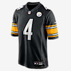 DK Metcalf Pittsburgh Steelers Men's Nike NFL Game Jersey - Black