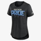 Nike Local (NFL Carolina Panthers) Women's T-Shirt - Black Heather