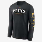 Pittsburgh Pirates Repeater Men's Nike MLB Long-Sleeve T-Shirt - Black