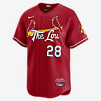 Jersey Nike Dri-FIT ADV de la MLB Limited para hombre Nolan Arenado St. Louis Cardinals City Connect - Rojo