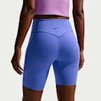 Nike Universa Women's High-Waisted 8" Biker Shorts with No Front Seam