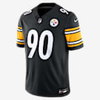 T.J. Watt Pittsburgh Steelers Men's Nike Dri-FIT NFL Limited Jersey - Black