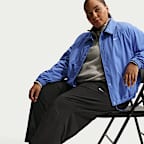 Nike Sportswear Women's Oversized High-Waisted Woven Pants (Plus Size)