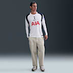 Tottenham Hotspur 2025/26 Stadium Home Men's Nike Dri-FIT Football Replica Long-Sleeve Shirt