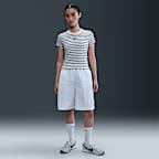 ナイキ スポーツウェア チル ニット ウィメンズ スリム ストライプド Tシャツ