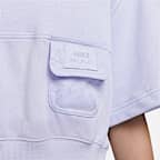 เสื้อแขนสั้นผ้าเฟรนช์เทรีผู้หญิง Nike Sportswear City Utility