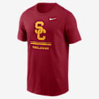Playera universitaria Nike Dri-FIT para hombre USC Sideline - Carmesí team